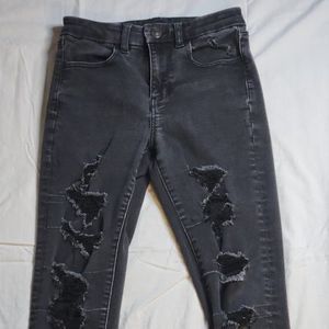 American Eagle Ripped High Waisted Jeggings
